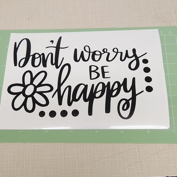 Decal - "Don't Worry Be Happy" - Picture 4 of 5